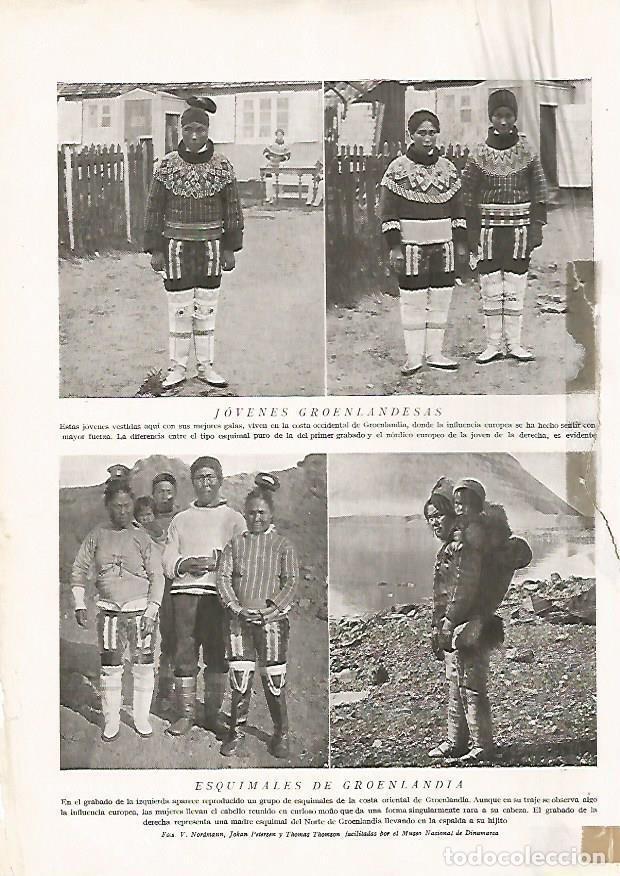 Postkarten: LAMINA 15563: Jovenes y esquimales de Groenlandia - Director: Pedro Bosch Gimpera