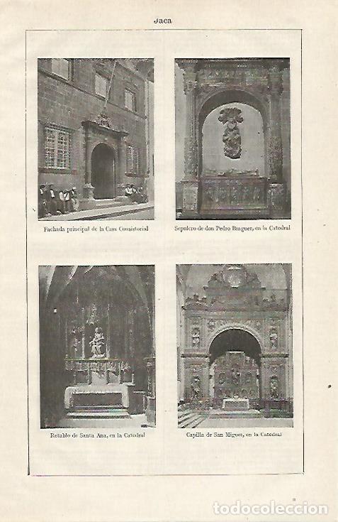 Postcards: LAMINA ESPASA 20920: Catedral de Jaca Huesca - Varios