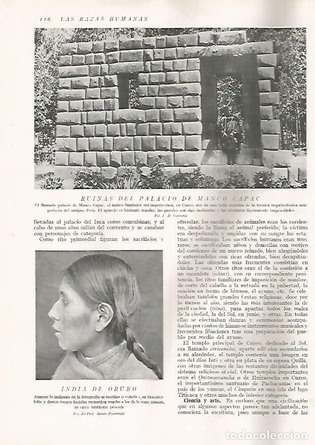 Postkarten: LAMINA 15603: Palacio de Manco Capac en Cuzco, Pereu - Director: Pedro Bosch Gimpera
