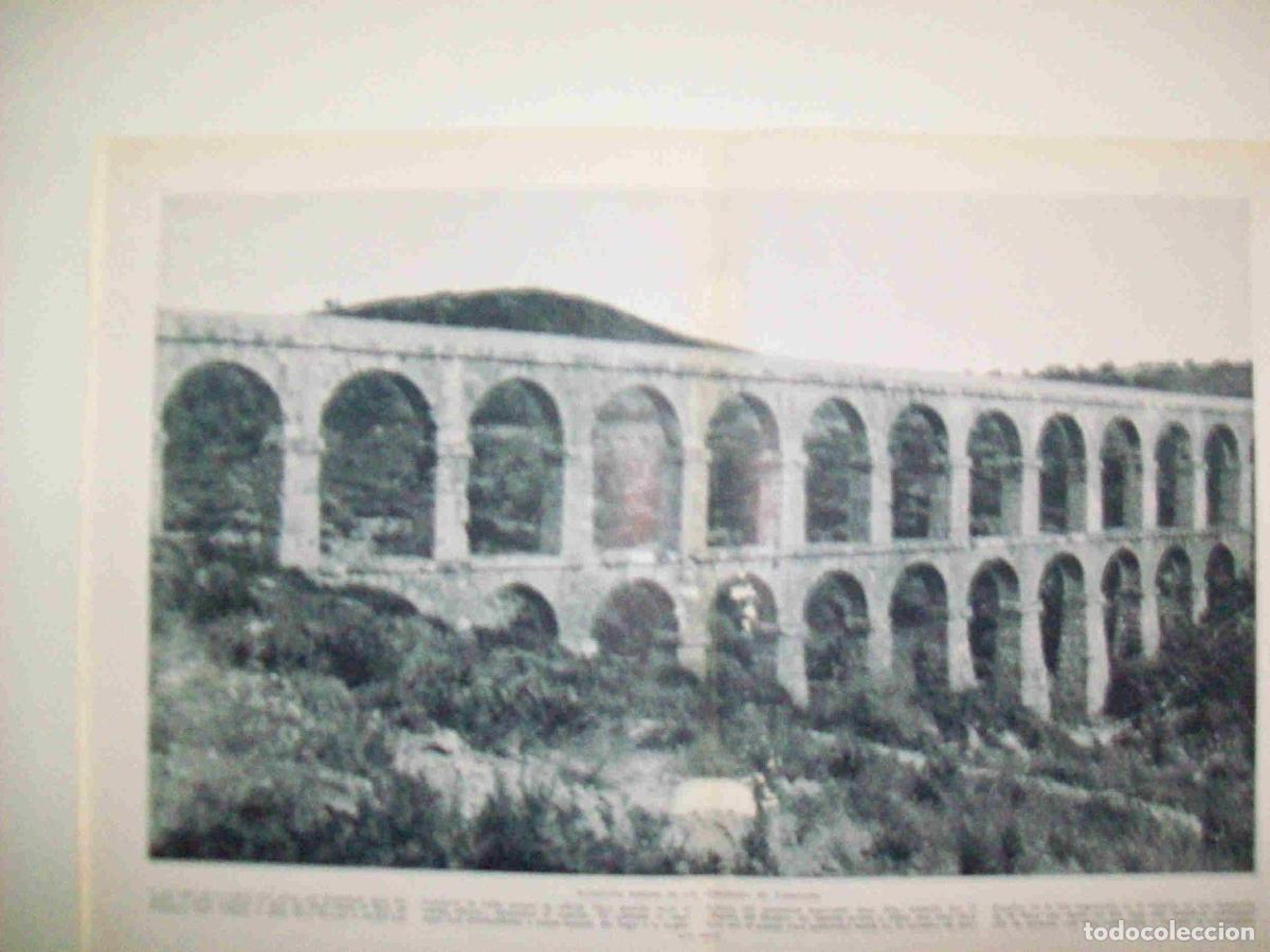 Cartoline: LAMINA 9361: Tarragona: Acueducto de las Ferreras - J. G. Gui&ntilde;on