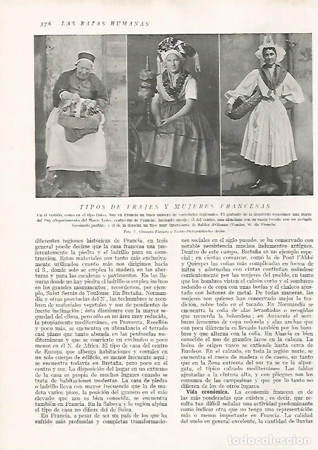 Postkarten: LAMINA 15764: Trajes y mujeres de Francia - Director: Pedro Bosch Gimpera