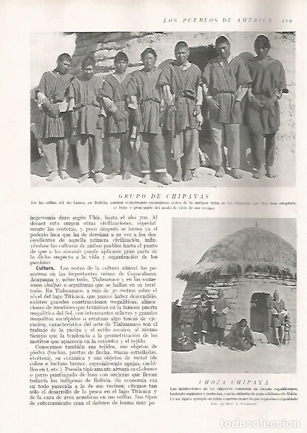 Postais: LAMINA 15605: Grupo de Chipayas - Director: Pedro Bosch Gimpera