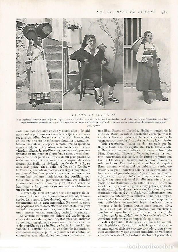 Postkarten: LAMINA 15771: Mujeres y hombre de Italia - Director: Pedro Bosch Gimpera