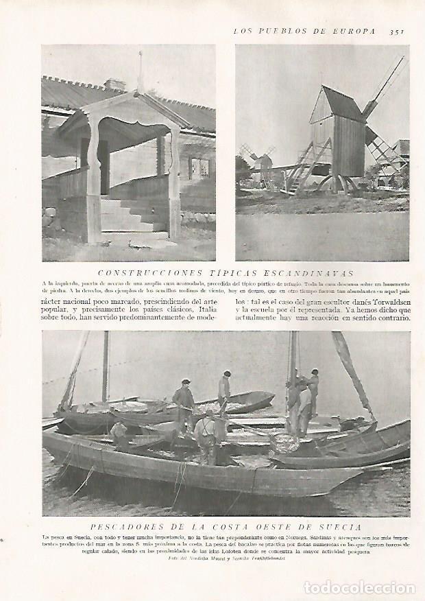 Postkarten: LAMINA 15746: Casas de Escandinavia y pescadores en Suecia - Director: Pedro Bosch Gimpera