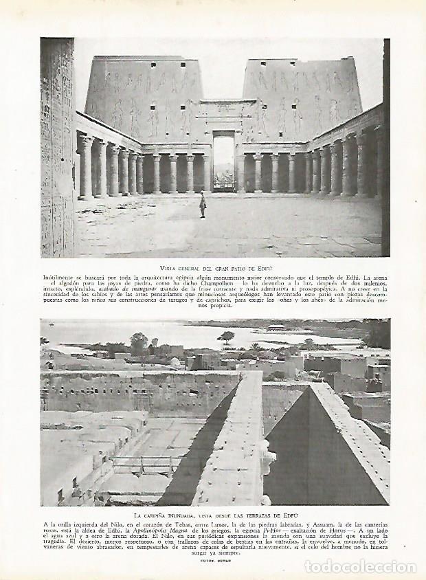 Postkarten: LAMINA 9461: Edfu: Patio y terrazas - J. G. Gui&ntilde;on