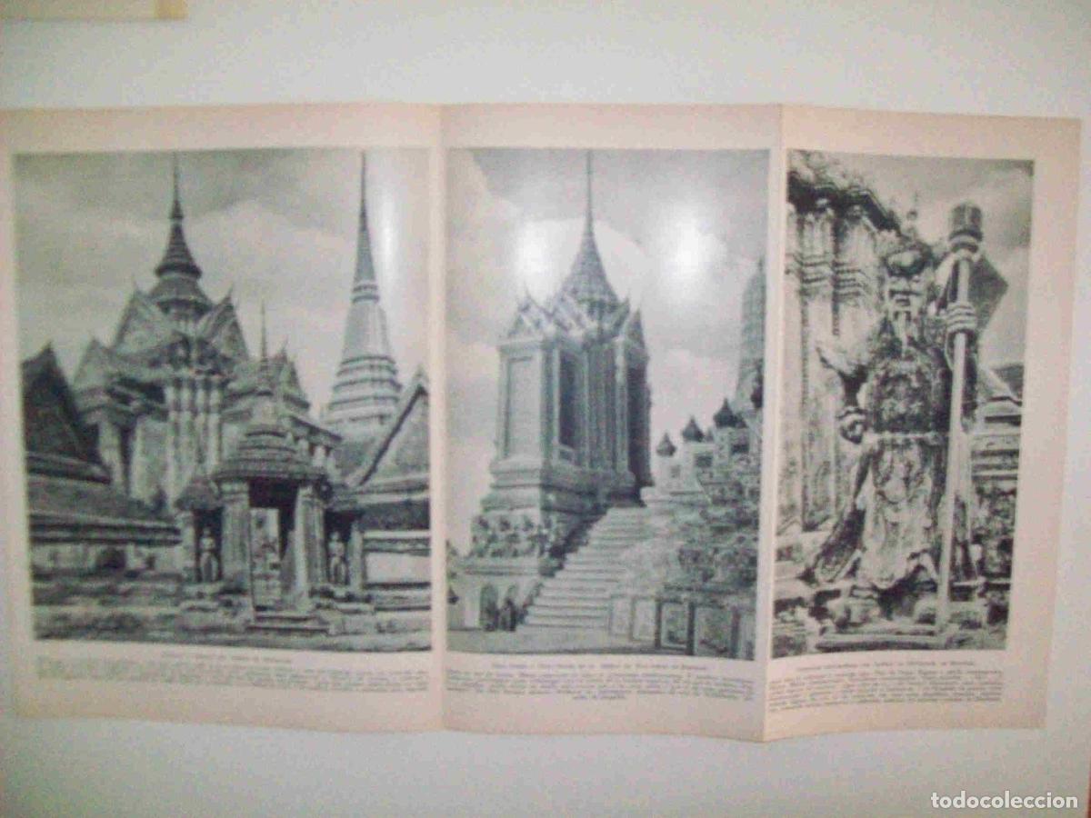 Postkarten: LAMINA 9471: Bangkok: Templo de Xetuphon y Templo de Wat Arun - J. G. Gui&ntilde;on