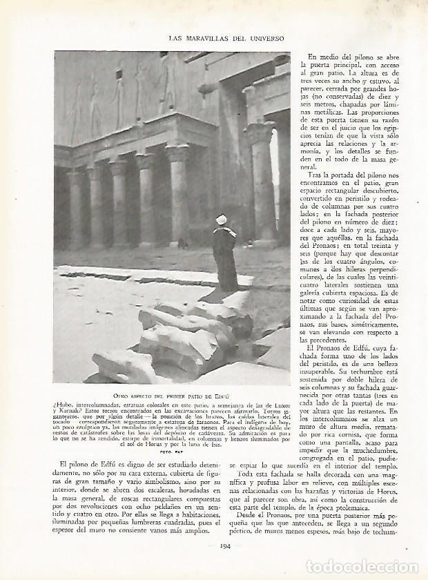 Postkarten: LAMINA 9463: Edfu: Primer patio - J. G. Gui&ntilde;on