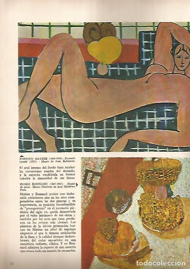 Postales: LAMINA 15911: Desnudo rosado, por Matisse y Angulo de mesa, por P. Bonnard - Varios