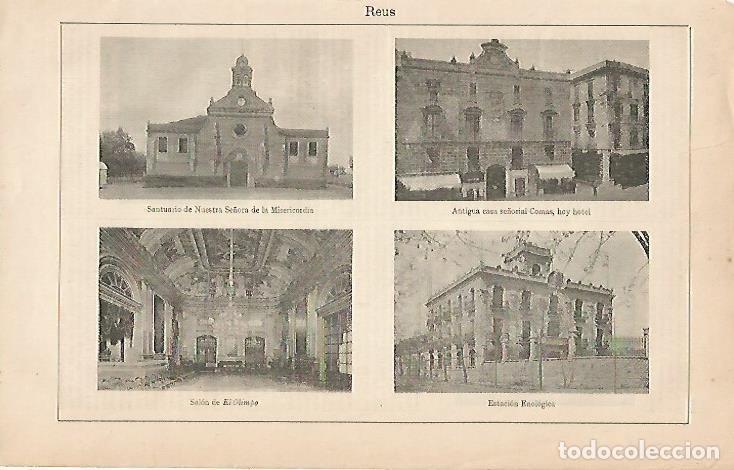 Postkarten: LAMINA ESPASA 1060: Reus Tarragona - Varios Autores