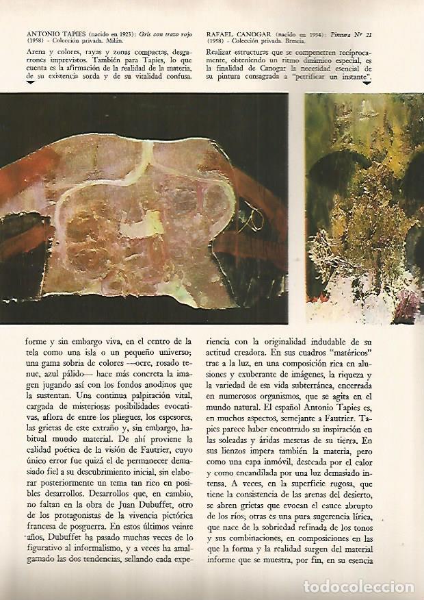 Postkarten: LAMINA 15943: Gris con trazo rojo, por Tapies - Varios