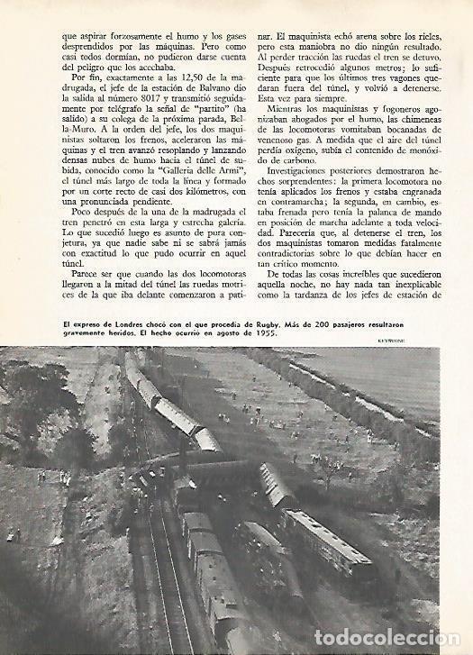 Postales: LAMINA 16146: Accidente del Expreso de Londres en 1955 - Varios