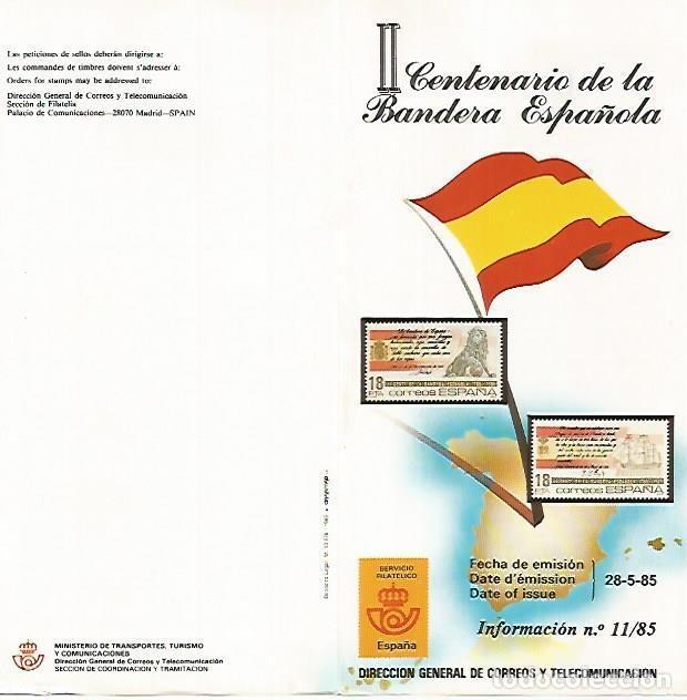 Postcards: DIPTICO 16421: II Centenario dela Bandera Espa&ntilde;ola - Varios
