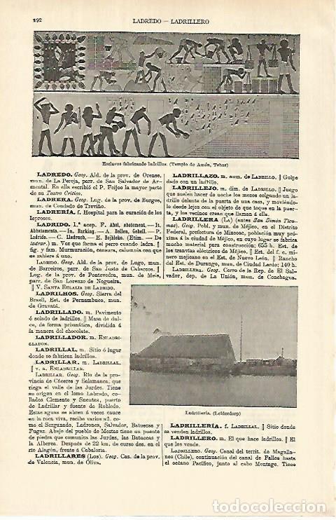 Postkarten: LAMINA ESPASA 26317: Pintura del Templo de Amon en Tebas Egipto - Varios