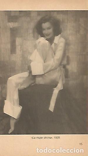 Postales: LAMINA 16004: Greta Garbo en La mujer divina - Varios