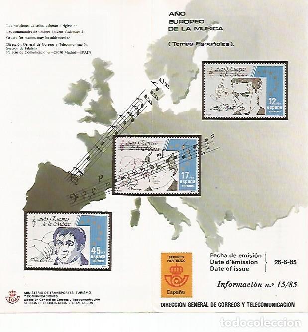 Postcards: DIPTICO 16419: A&ntilde;o Europeo de la Musica - Varios
