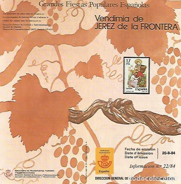 Cartes Postales: DIPTICO 16452: Vendimia de Jerez de la Frontera - Varios