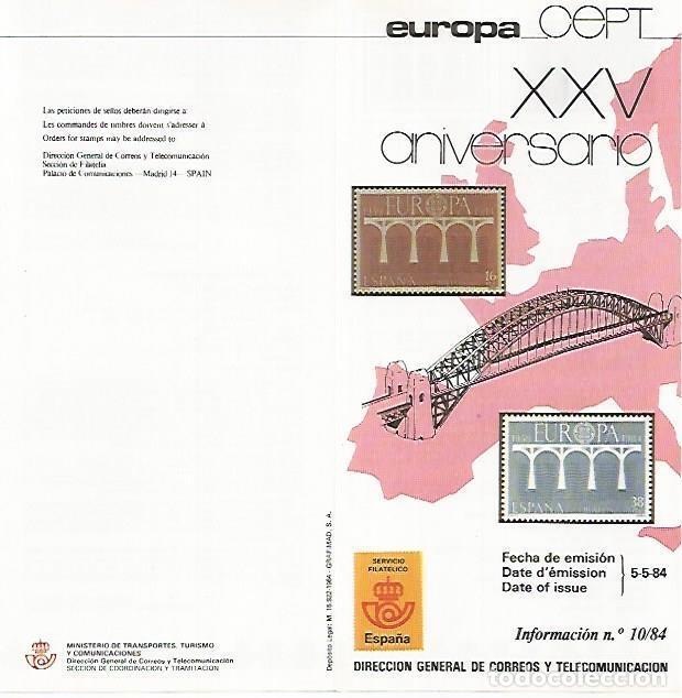 Postkarten: DIPTICO 16463: XXV Aniversario Europa CEPT - Varios