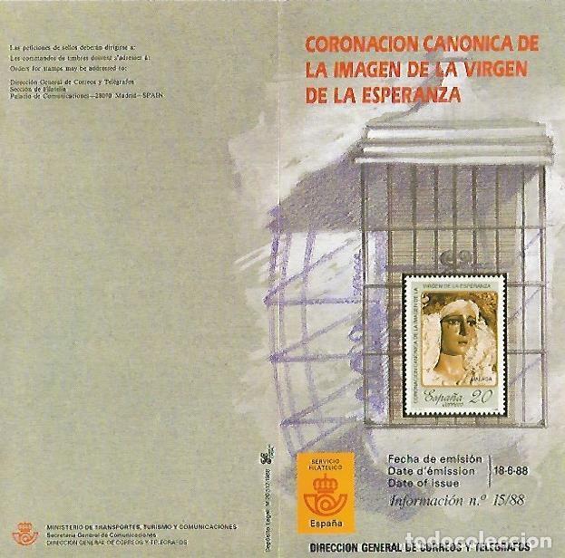 Cartes Postales: DIPTICO 16395: Coronacion de la Virgen de la Esperanza - Varios