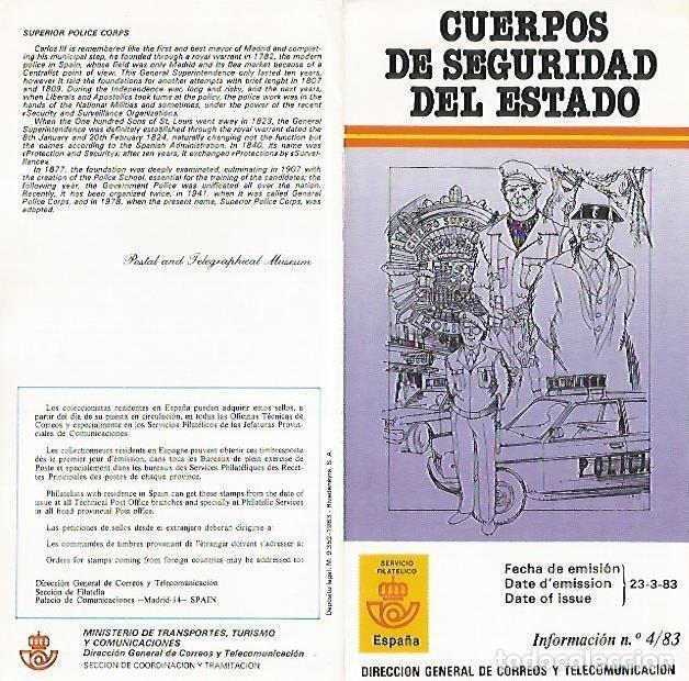 Postkarten: DIPTICO 16308: Cuerpos de Seguridad del Estado - Varios