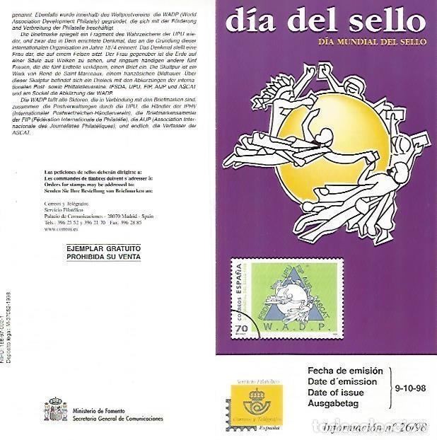Postkarten: DIPTICO 16480: Dia Mundial del Sello - Varios