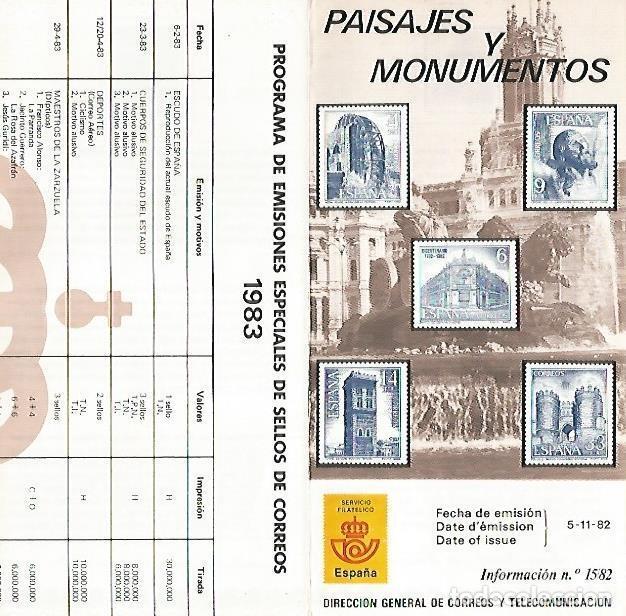 Postkarten: DIPTICO 16284: Paisajes y monumentos - Varios
