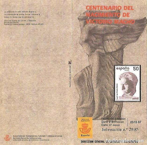 Postales: DIPTICO 16311: Centenario del nacimiento de Victorio Macho - Varios