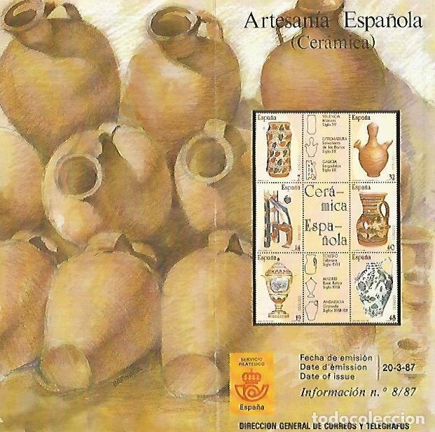 Postkarten: DIPTICO 16333: Artesania espa&ntilde;ola. Ceramica - Varios