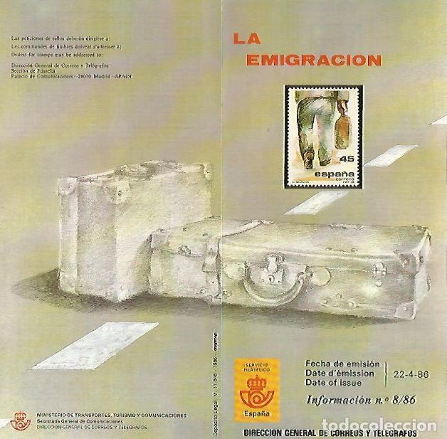 Postkarten: DIPTICO 16351: La emigracion - Varios