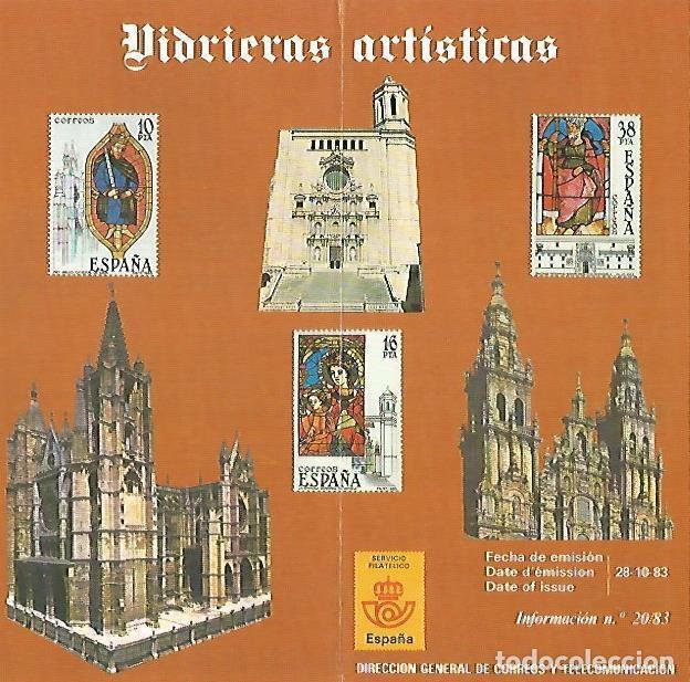 Postkarten: DIPTICO 16299: Vidrieras artisticas - Varios