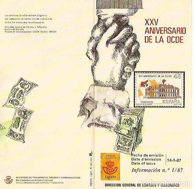 Postcards: DIPTICO 16359: XXV Aniversario de la OCDE - Varios