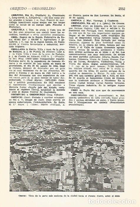 Postais: LAMINA VOX 16993: Vista de Orense - Varios