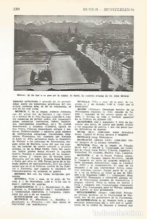 Postcards: LAMINA VOX 16958: El rio Isar en su paso por Munich, Alemania - Varios