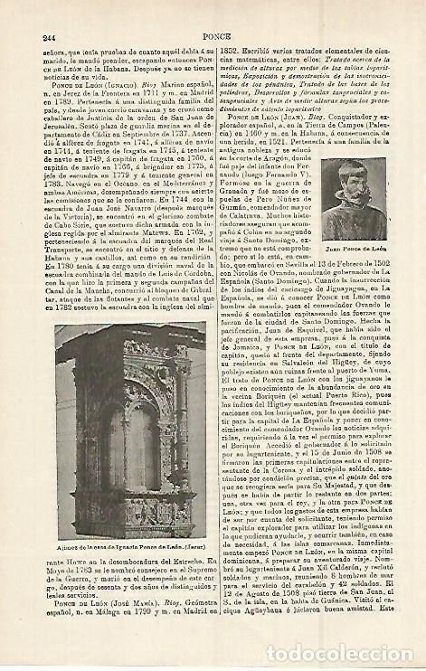 Cartoline: LAMINA ESPASA 15212: Juan Ponce de Leon - Varios