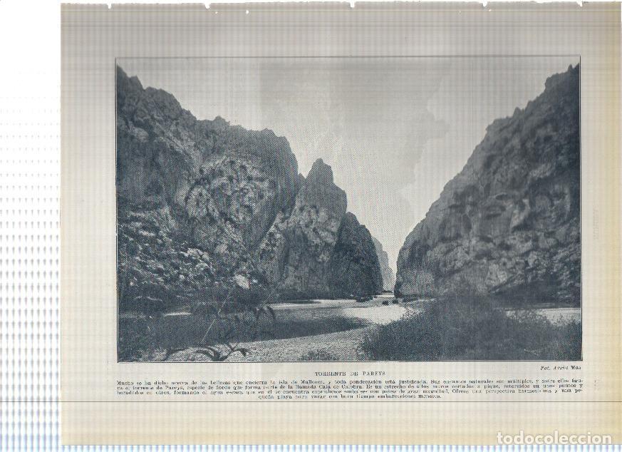 Postkarten: Lamina/sheet/feuille numerada 099/100: Torrente de Pareys en Mallorca y Cala de San Vicente en Polle