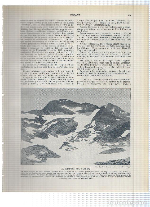 Postkarten: Lamina/sheet/feuille numerada 065/066: El cilindro del Marbore en Huesca y Glaciar en el aneto