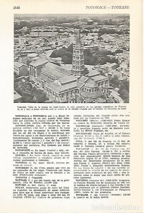 Cartoline: LAMINA VOX 16718: Iglesia de Saint Sernin de Toulouse - Varios