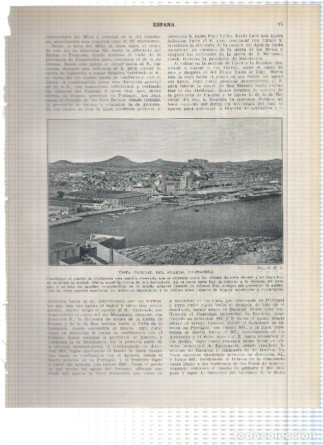 Postales: Lamina/sheet/feuille numerada 085/086: Vista de Cartagena, de Levante y La costa levantina en benido