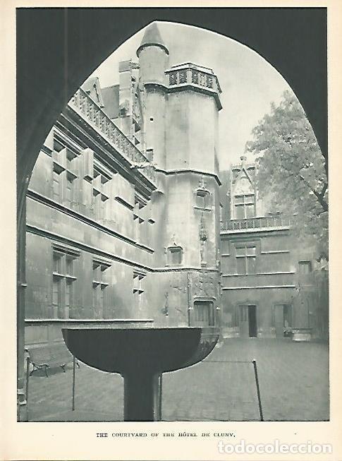 Postcards: LAMINA 1741: PARIS. Hotel dee Cluny - Andr&eacute; George