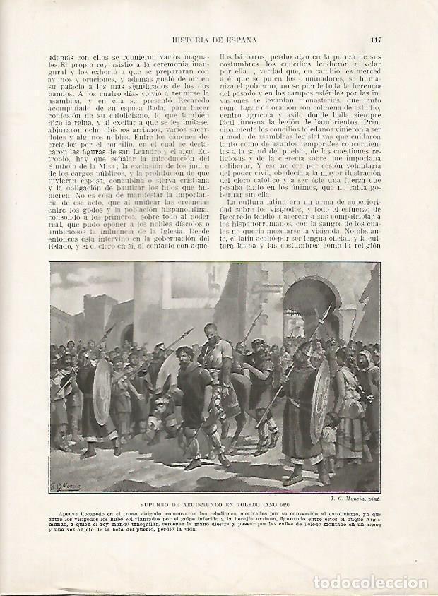 Postkarten: LAMINA 18135: Suplicio de Argismundo en Toledo en 589 - Manuel Rodriguez Codola y Miguel S. Oliver