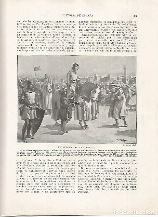 Postkarten: LAMINA 18221: Rendicion de Sevilla en el 1248 - Manuel Rodriguez Codola y Miguel S. Oliver