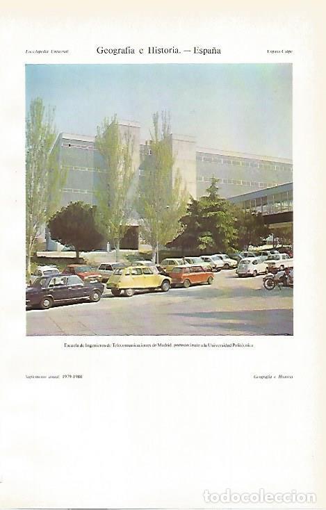 Postkarten: LAMINA ESPASA 26628: Escuela de Ingenieros de Telecomunicaciones de Madrid - Varios