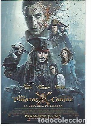 Postales: LAMINA 17735: Piratas del Caribe: la venganza de Salazar - M.J.P.