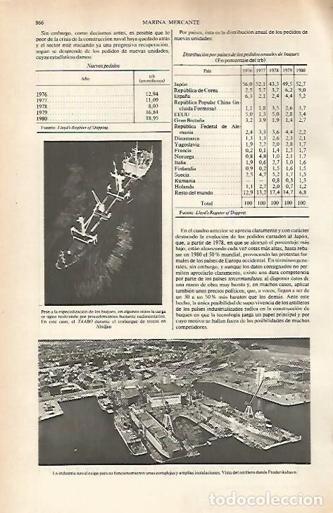 Postais: LAMINA ESPASA 26686: El TAABO en Abidjan y vista del astillero Frederikshavn de Dinamarca - Varios