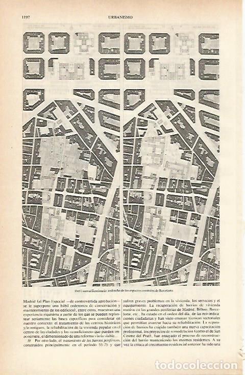Postais: LAMINA ESPASA 26723: Redise&ntilde;o de los espacios centrales de Barcelona - Varios