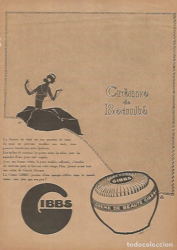 Postcards: LAMINA 17767: Publicidad de Creme de Beaute Gibbs - Varios