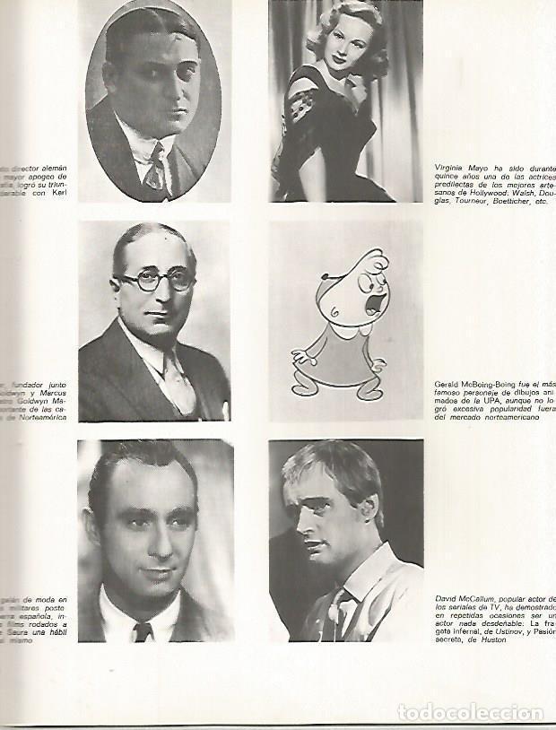 Postais: LAMINA 18413: Joe May, Louis Mayer, Alfredo Mayo, Virginia Mayo y David McCallum - VVAA