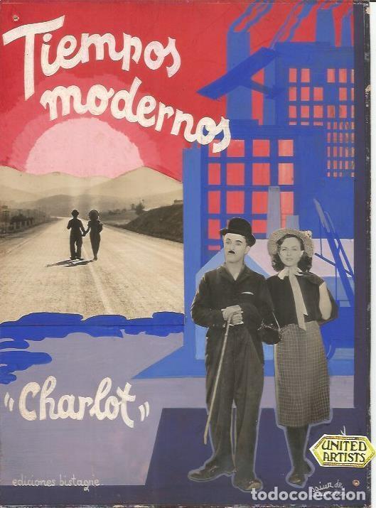 Cartoline: LAMINA 18866: Tiempos modernos, con Charlot - NULL