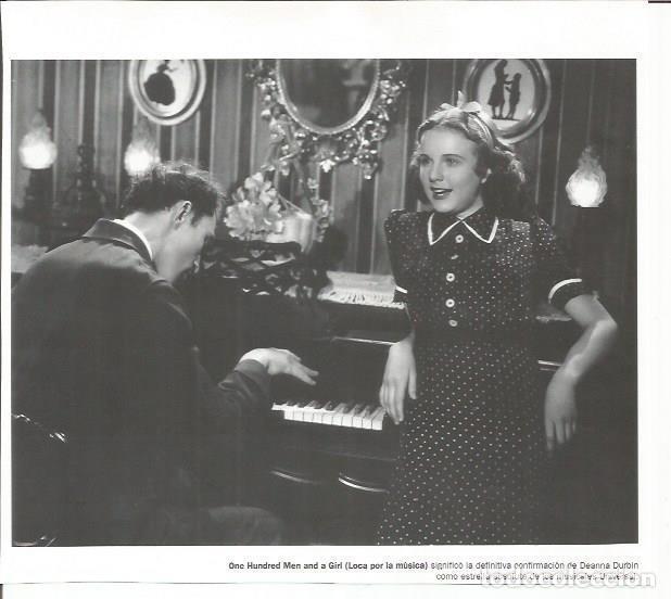 Postcards: LAMINA 18807: Deanna Durbin en Loca por la musica - NULL
