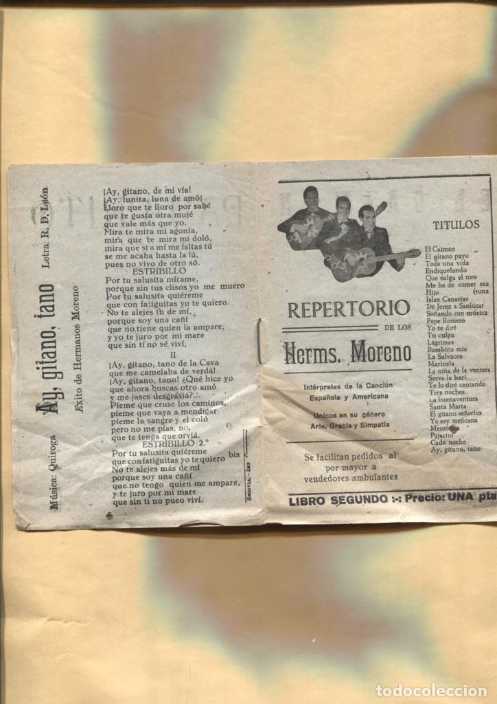 Postales: Repertorio musical de los Hermanos Moreno: interpretes de la cancion espa&ntilde;ola y americana -