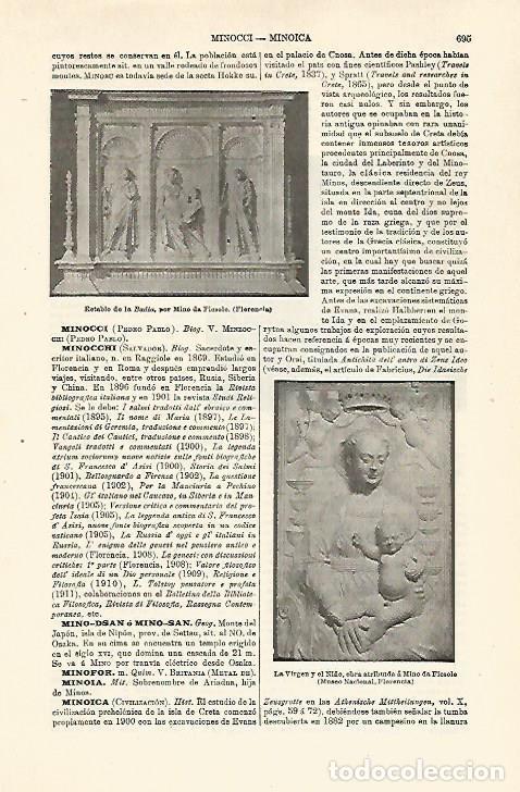 Postkarten: LAMINA ESPASA 24049: Retablo de la Badia en Florencia - Varios